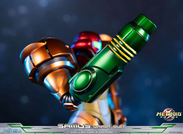 『メトロイドプライム』サムスのスタチューが念願の再販へ―LEDでヘルメットが発光、バリアスーツのメタリックな質感が美しい逸品