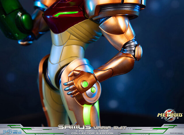 『メトロイドプライム』サムスのスタチューが念願の再販へ―LEDでヘルメットが発光、バリアスーツのメタリックな質感が美しい逸品