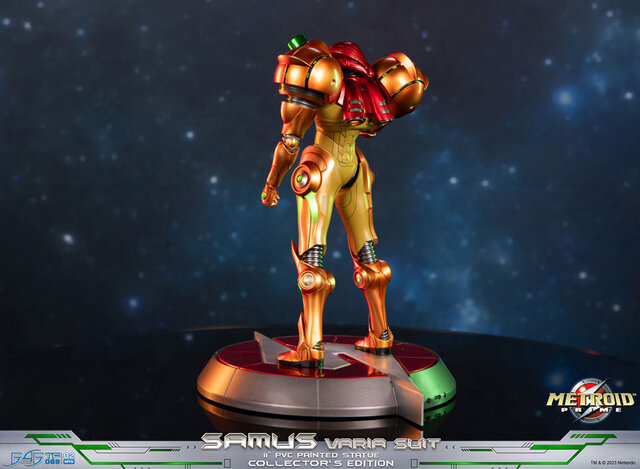 『メトロイドプライム』サムスのスタチューが念願の再販へ―LEDでヘルメットが発光、バリアスーツのメタリックな質感が美しい逸品