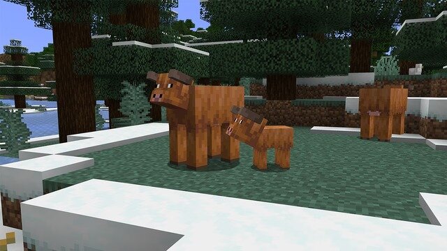 『マインクラフト』次回アプデで牛のバリエーションや蛍が飛ぶ低木などが追加！ スナップショットなどで体験可能
