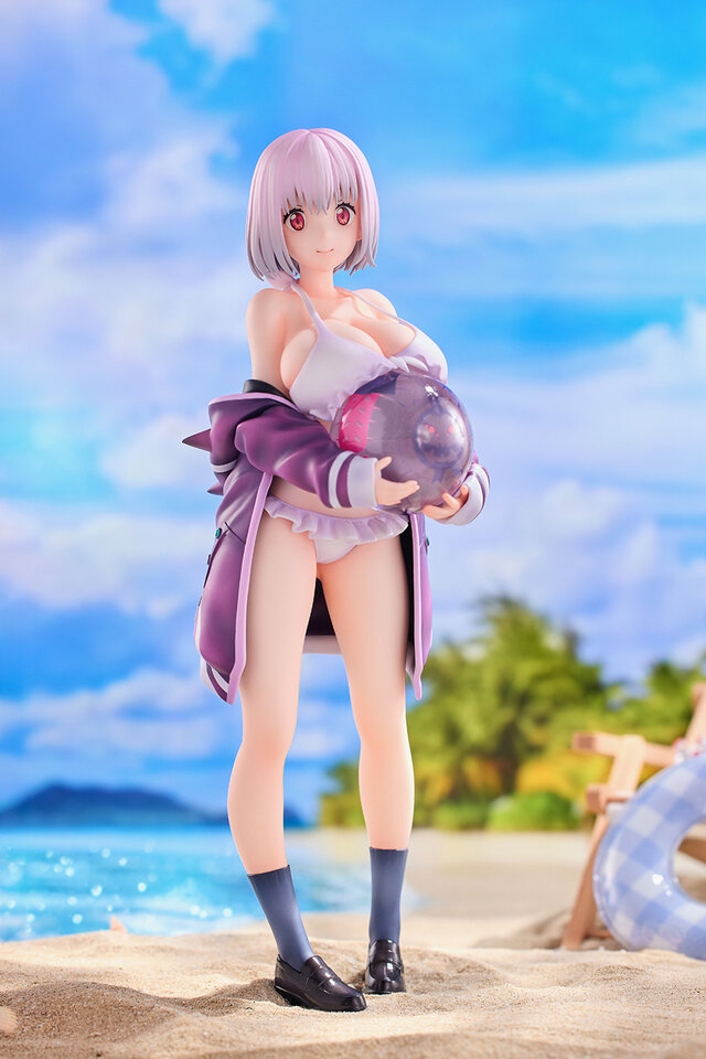 「グリッドマン」より水着姿の「新条アカネ」フィギュアが予約締切間近ー同時展開される「宝多 六花」と並べて飾りたい