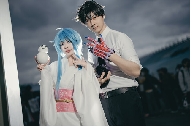 ゆきめ「地獄先生ぬ～べ～」／Bella（Instagram：beeee_la）、鵺野鳴介「地獄先生ぬ～べ～」／范紫月（Instagram：bak.balf）