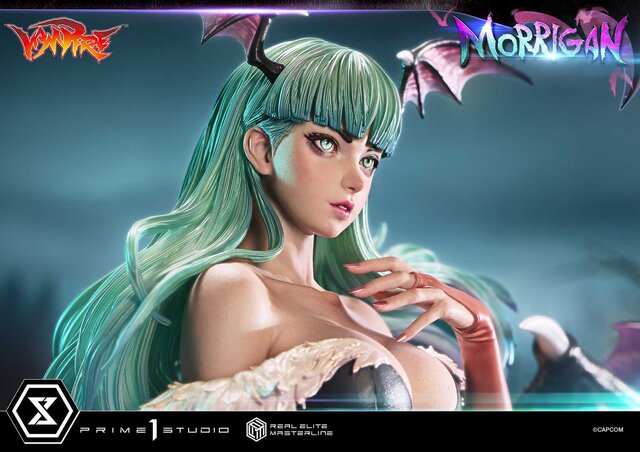 『ヴァンパイア』人気キャラ「モリガン」の妖艶さを1/4スケールで表現！約19万円の高級スタチュー、400個限定で予約開始