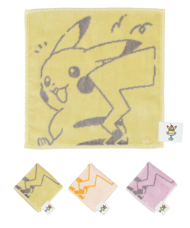 ピカチュウとハートの組み合わせが可愛い！『ポケモン』コスメ・スイーツ柄などの新作ハンカチ・雑貨シリーズが発売中