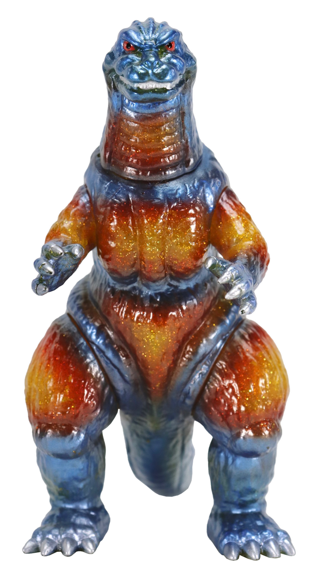 ラメを贅沢に使用して灼熱を表現！「バーニングゴジラ」数量限定ソフビフィギュアが、TOHOシネマズ新宿オープン10周年記念として4月17日発売