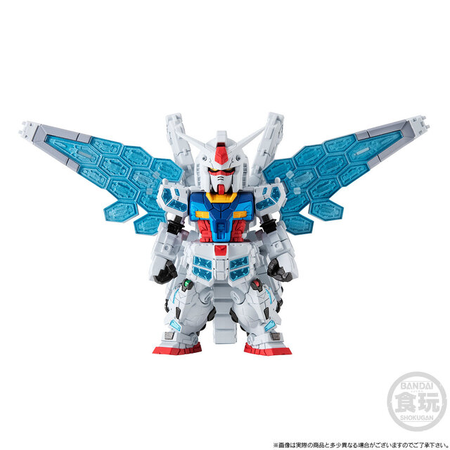 食玩“ガンダム コンバージ”より「万博ガンダム」が再販！グラスフェザー装備状態が独自の立体表現で決まる