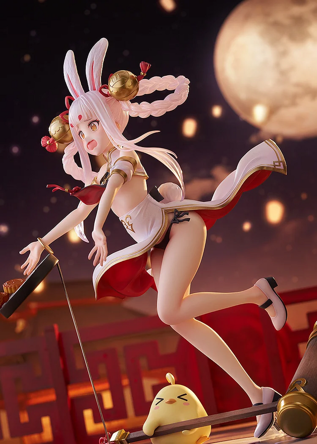 太ももにも注目！『アズレン』今にも転びそうな「島風」が立体化―笑顔パーツや足元の“饅頭”も可愛い