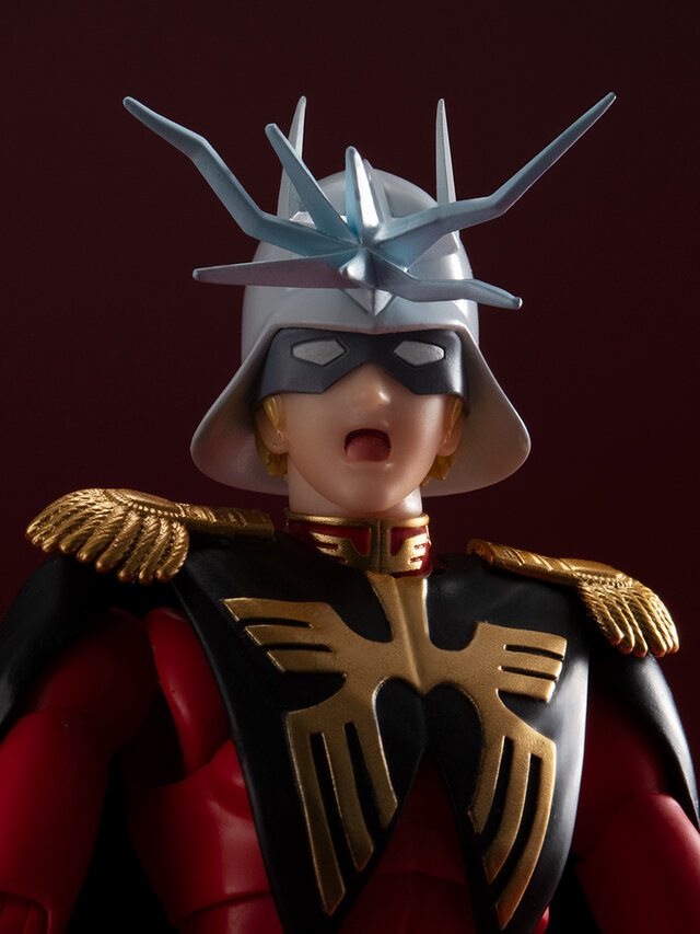 「機動戦士ガンダム」“赤い彗星”「シャア・アズナブル」がアクションフィギュア化！可動ギミックと美しいプロポーションを追求し、自然な座りポーズが可能