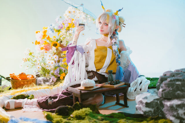 シュウ（専用コーデ：春日宴）／几何尼亚 poii（Weibo：几何尼亚 poii）