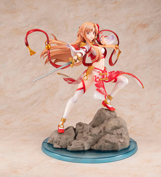 おへそも見える大胆な中華風バトルドレス！「SAO」より「アスナ」1/7スケールフィギュアの予約締切が迫る