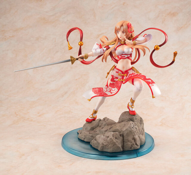 おへそも見える大胆な中華風バトルドレス！「SAO」より「アスナ」1/7スケールフィギュアの予約締切が迫る