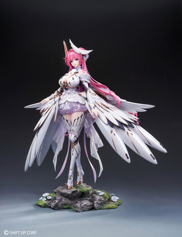 チラ見えする太もも！『勝利の女神：NIKKE』人気キャラ「ドロシー」が立体化―謎の生物「Doro」フィギュアも付属