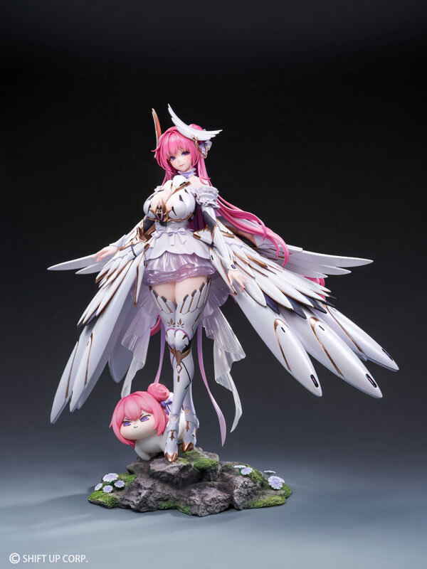 チラ見えする太もも！『勝利の女神：NIKKE』人気キャラ「ドロシー」が立体化―謎の生物「Doro」フィギュアも付属