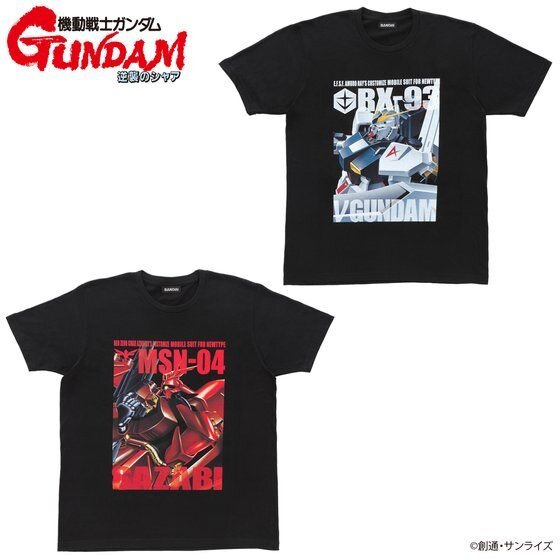 「機動戦士ガンダム」MSを大胆にプリントしたフルカラーTシャツの新作が登場！再受注商品を含む全20種がプレバンにて取り扱い