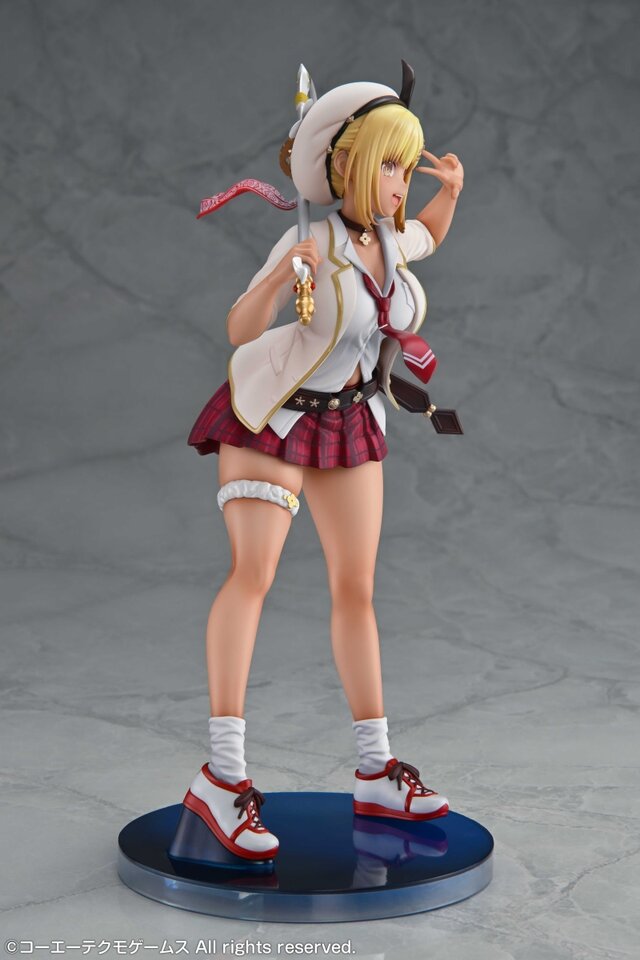 褐色肌に太ももの破壊力！「黒ギャルライザ」新作フィギュアが予約開始―特典の「ウィンク顔」もドキッとくる