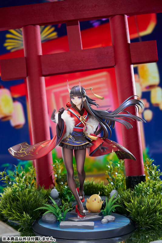ストッキングの光沢が艶めかしい…！『アズレン』能代が着せ替えスキン「祭りの秘境？」デザインで立体化