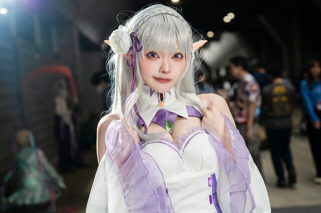 エミリア「Re:ゼロから始める異世界生活」／水羽えと（X：@Etocha_cos）