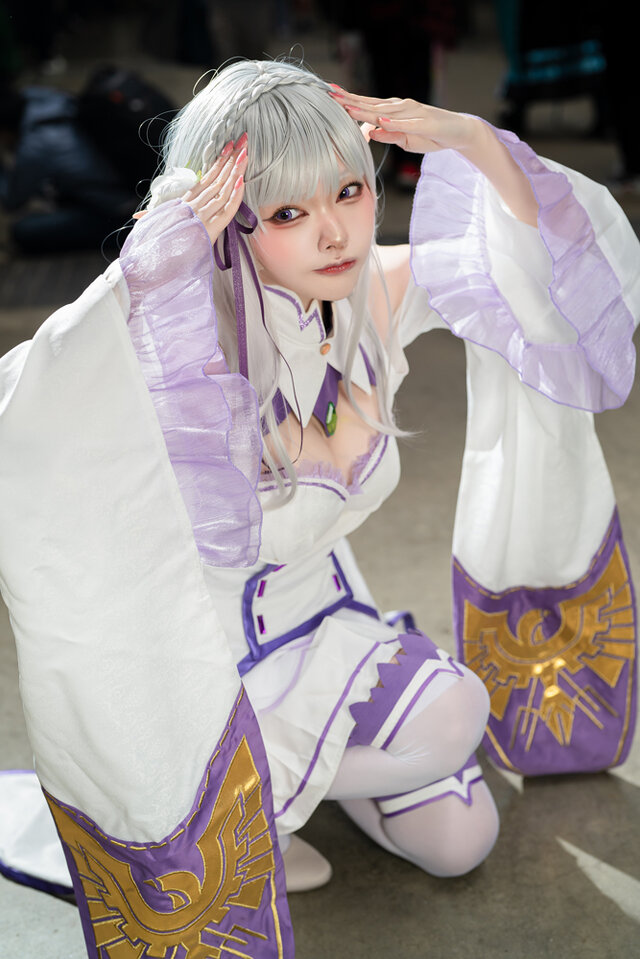 エミリア「Re:ゼロから始める異世界生活」／水羽えと（X：@Etocha_cos）