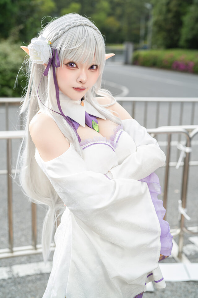 エミリア「Re:ゼロから始める異世界生活」／水羽えと（X：@Etocha_cos）