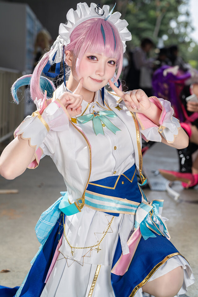 湊あくあ「ホロライブ」／みなとみら（X：@tehslu_cosab_xx）