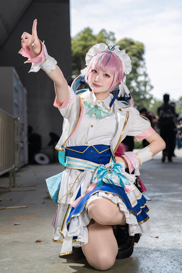 湊あくあ「ホロライブ」／みなとみら（X：@tehslu_cosab_xx）
