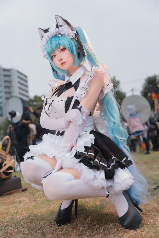 プリバティ:アンカインド・メイド 『勝利の女神:NIKKE』／雨路（X：@URUR__s）