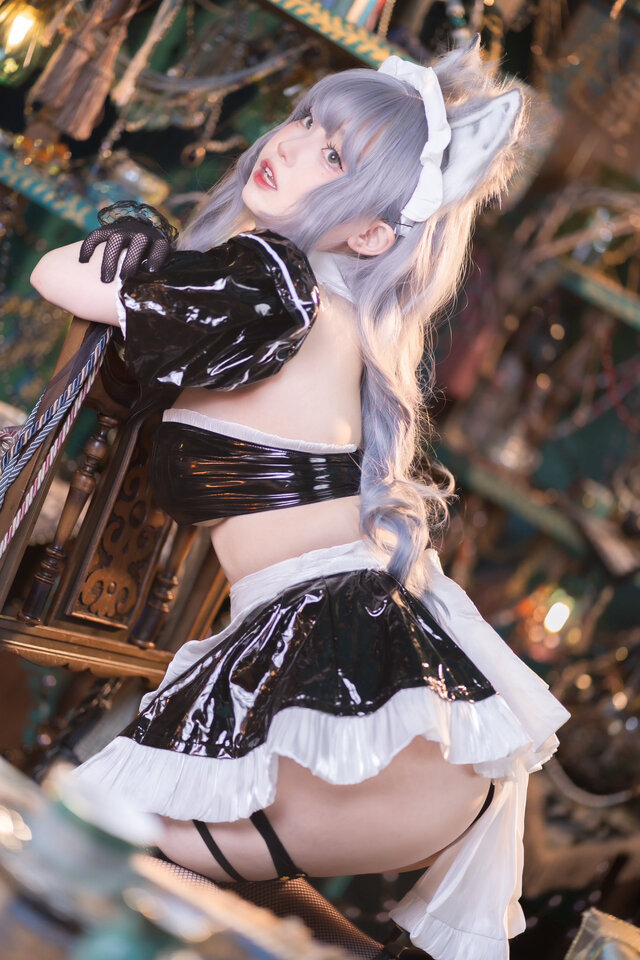 ケモ耳メイド／雨路（X：@URUR__s）