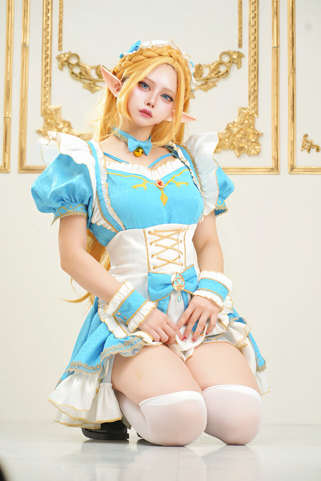 ゼルダ姫（同人衣装）『ゼルダの伝説』／ありあ（X：@iimonogatari）、撮影：R.Noguchi（X：@myw_rn）