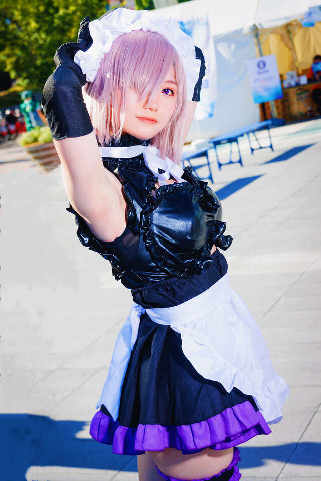マシュ・キリエライト『Fate/Grand Order』／ラインハルト（X：@meimy7111）
