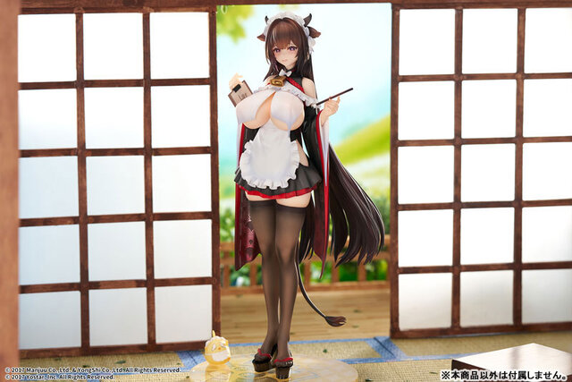 はち切れんばかりの“たわわ”なボリューム感！『アズレン』樫野が着せ替え「つまずきトラブルメイド」の姿でフィギュア化