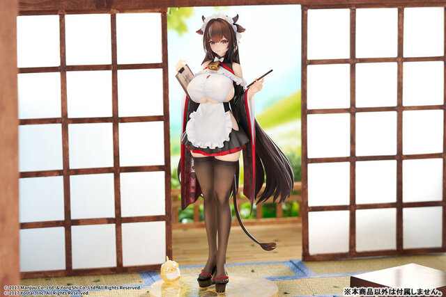 はち切れんばかりの“たわわ”なボリューム感！『アズレン』樫野が着せ替え「つまずきトラブルメイド」の姿でフィギュア化