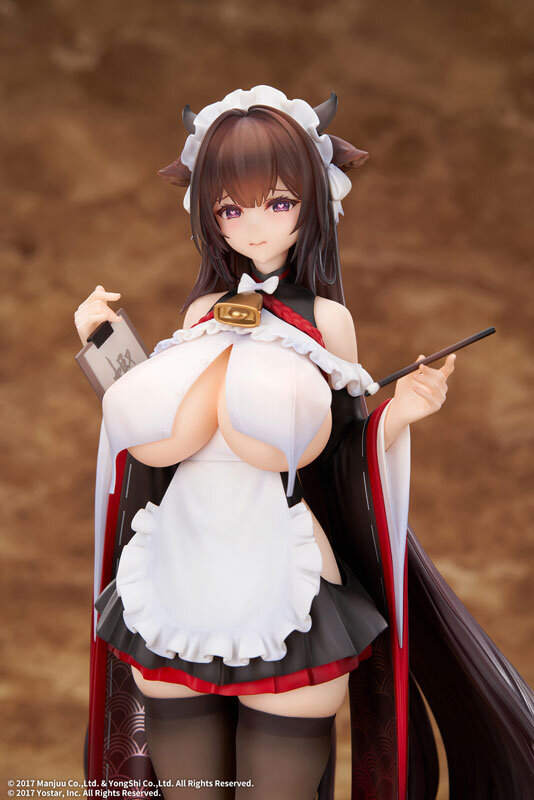 はち切れんばかりの“たわわ”なボリューム感！『アズレン』樫野が着せ替え「つまずきトラブルメイド」の姿でフィギュア化