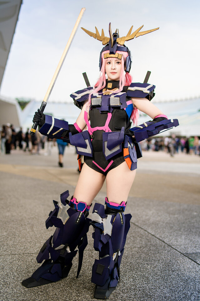 ユニコーンガンダム2号機　バンシィ（擬人化）／「Zeal Official Account」（Instagram：zeal.hk）【台湾】