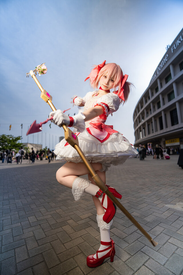 鹿目まどか「魔法少女まどか☆マギカ」／にゃんごろう（X：@magia_nyangorou）