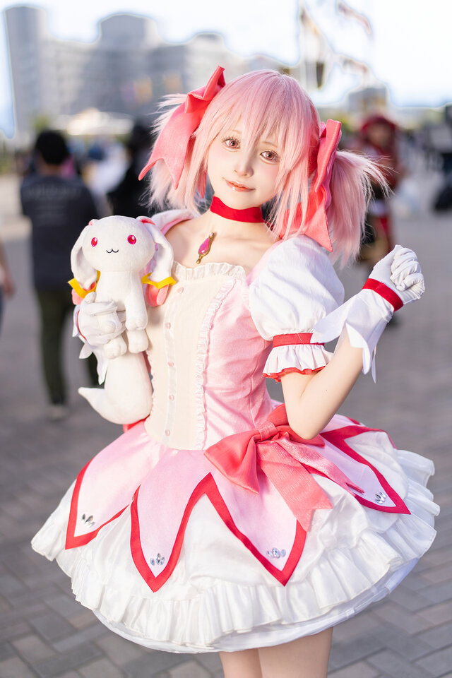 鹿目まどか「魔法少女まどか☆マギカ」／にゃんごろう（X：@magia_nyangorou）