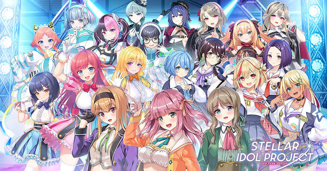 DMM GAMES新作は放置系アイドル育成RPG！『STELLAR IDOL PROJECT』発表&事前登録開始―20名の登場キャラクターもお披露目