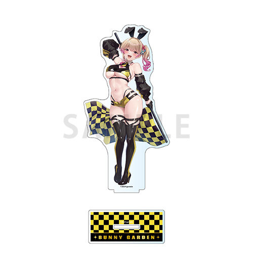 レースクイーン衣装がけしからん！『バニーガーデン』新グッズ&ポップアップストア開催―抽選会では特大アクリルフィギュアも