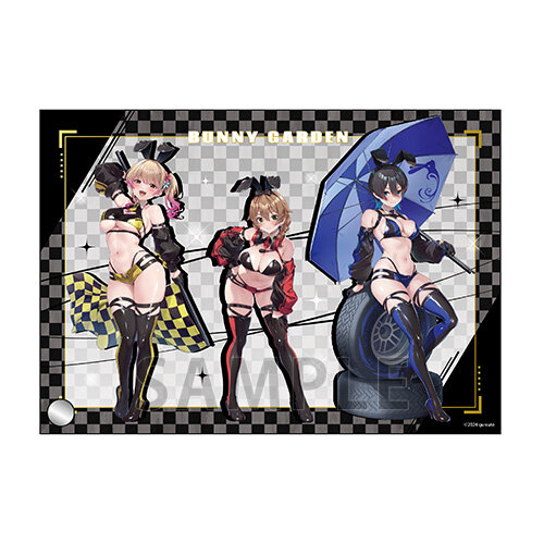 レースクイーン衣装がけしからん！『バニーガーデン』新グッズ&ポップアップストア開催―抽選会では特大アクリルフィギュアも