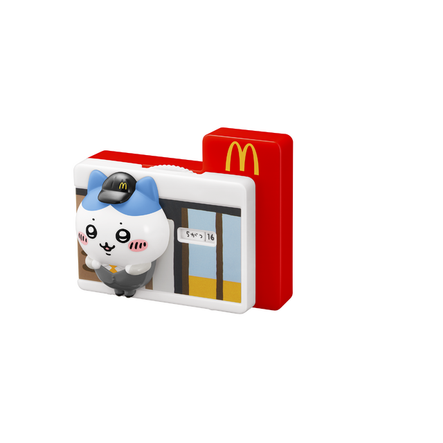 マクドナルドにて、映画「マイクラ」と「ちいかわ」のハッピーセットが期間限定で販売！ハチワレたちも歴代クルーのユニフォーム姿に
