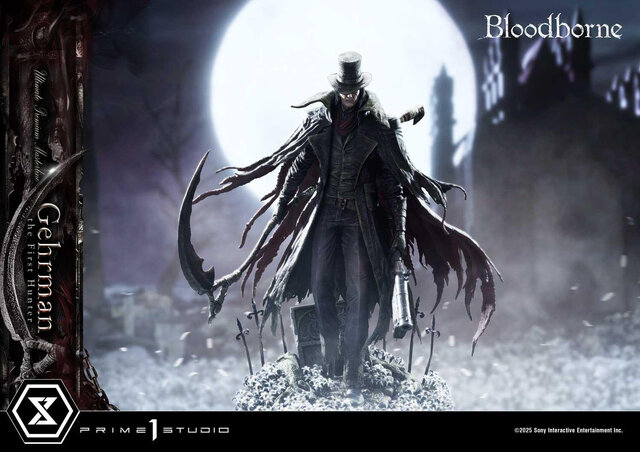 お値段約20万円！『Bloodborne』よりゲールマンがスタチュー化―葬送の刃を手にしたイケオジ“最初の狩人”を緻密に再現