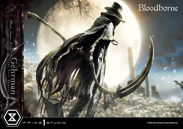 お値段約20万円！『Bloodborne』よりゲールマンがスタチュー化―葬送の刃を手にしたイケオジ“最初の狩人”を緻密に再現