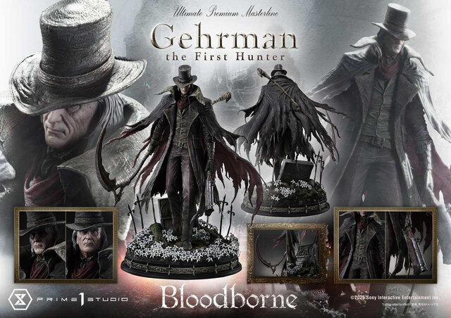 お値段約20万円！『Bloodborne』よりゲールマンがスタチュー化―葬送の刃を手にしたイケオジ“最初の狩人”を緻密に再現