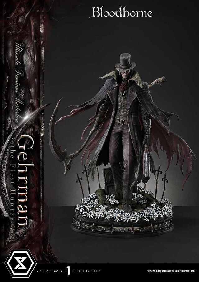 お値段約20万円！『Bloodborne』よりゲールマンがスタチュー化―葬送の刃を手にしたイケオジ“最初の狩人”を緻密に再現