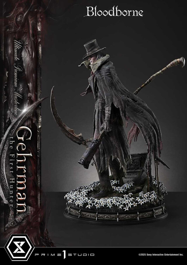 お値段約20万円！『Bloodborne』よりゲールマンがスタチュー化―葬送の刃を手にしたイケオジ“最初の狩人”を緻密に再現