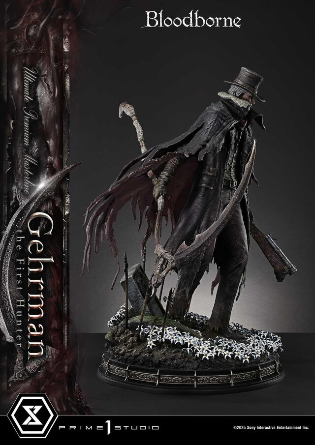 お値段約20万円！『Bloodborne』よりゲールマンがスタチュー化―葬送の刃を手にしたイケオジ“最初の狩人”を緻密に再現