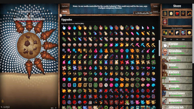 伝説の放置クリッカーゲーム『Cookie Clicker』がPS/スイッチ登場か？ストアページが突然公開