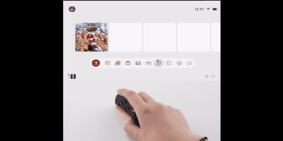 スイッチ2のホーム画面はマウス操作も可能！Joy-Conを持ち上げるともとの操作に戻る親切設計