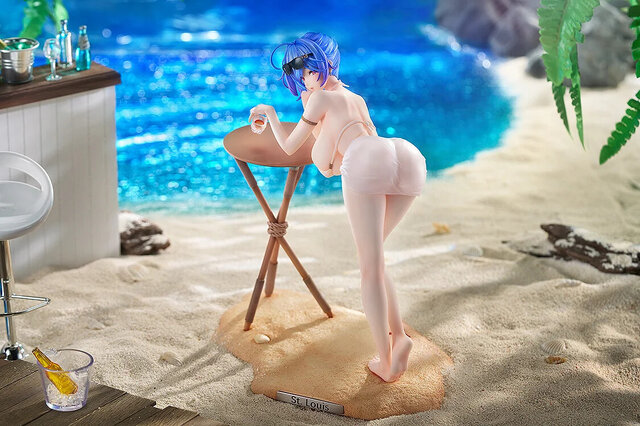 水着の透け感でさらにセクシー…！『アズレン』より「セントルイス」1/7スケールフィギュアが予約受付開始