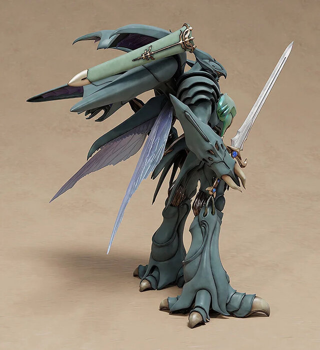 究極の造形美！「聖戦士ダンバイン」より「ヴェルビン」がプラモデル化ー専用オーラソードは右手に装備、鞘に収納で選択可能