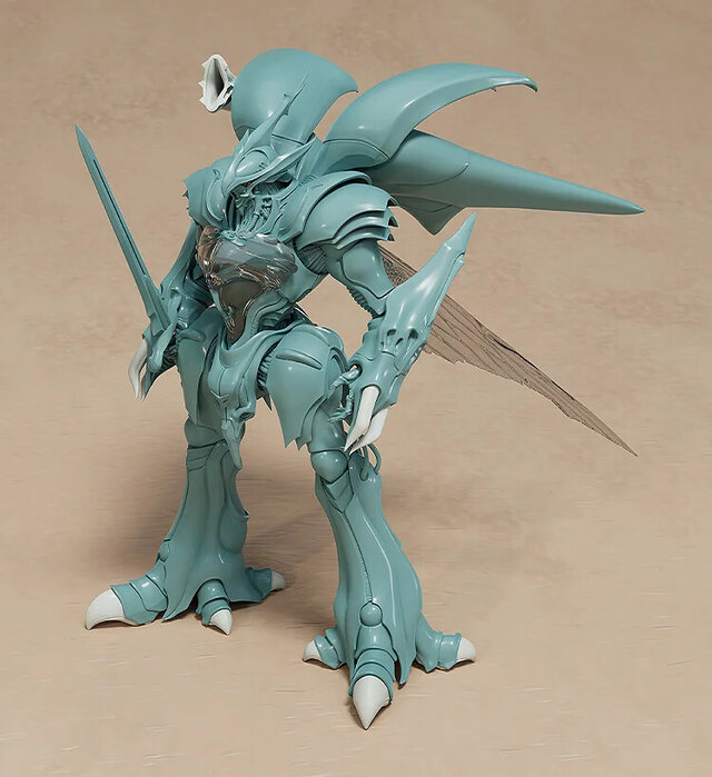 究極の造形美！「聖戦士ダンバイン」より「ヴェルビン」がプラモデル化ー専用オーラソードは右手に装備、鞘に収納で選択可能
